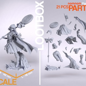 Jester Lavorre Mighty Nein Resin Figure – 1/8 1/6 Scale 3D Printed Fan Art Statue | Collector Gift image 2