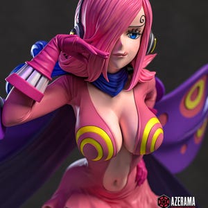 Vinsmoke Reiju One Piece Resin Figure – 1/8 1/6 Scale 3D Printed Fan Art Statue | Collector Gift image 4