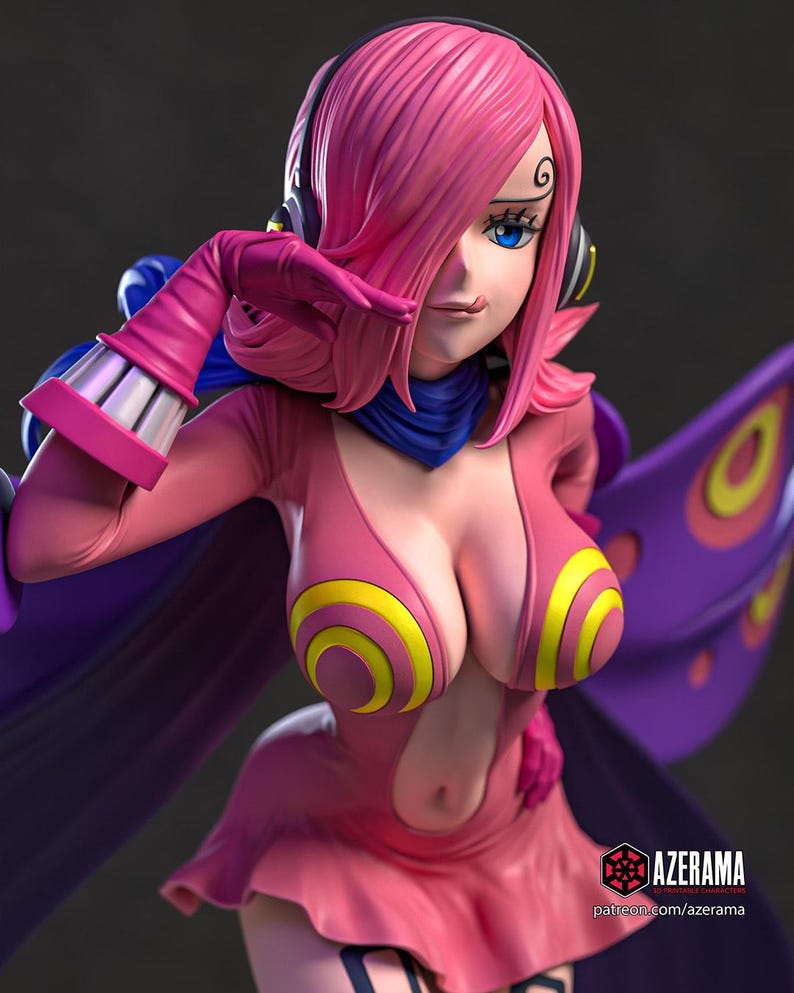 Vinsmoke Reiju One Piece Resin Figure – 1/8 1/6 Scale 3D Printed Fan Art Statue | Collector Gift image 4