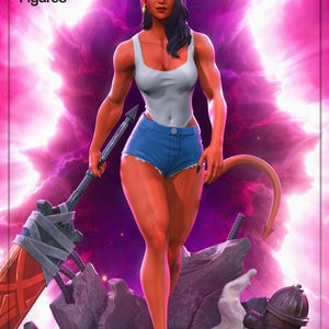 Malevola Dispatch Resin Figure – 1/8 1/6 Scale 3D Printed Fan Art Statue | Collector Gift image 1
