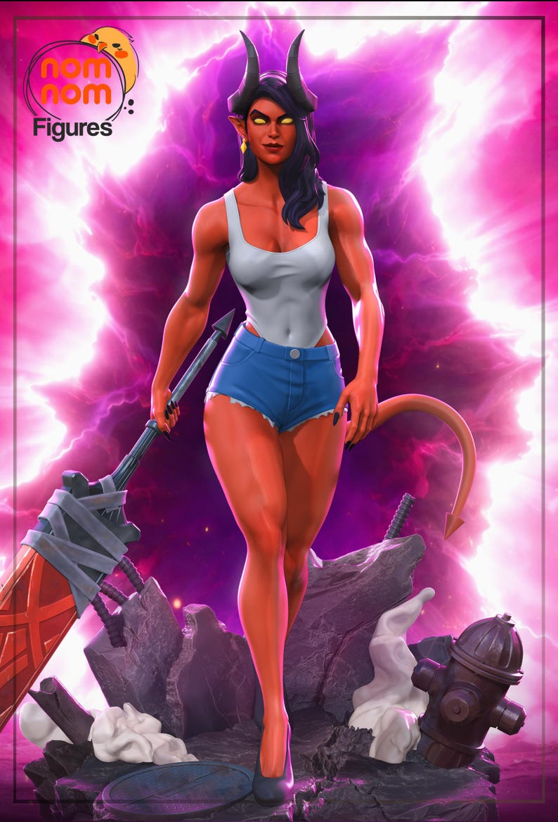 Malevola Dispatch Resin Figure – 1/8 1/6 Scale 3D Printed Fan Art Statue | Collector Gift image 1