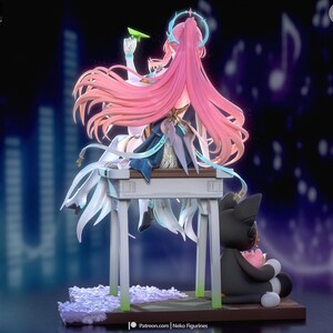 Aemeath — Wuthering Waves | 1/8 1/6 Scale Resin Figure | 3D Printed Fan Art | Unpainted Garage Kit | Collector Gift afbeelding 3