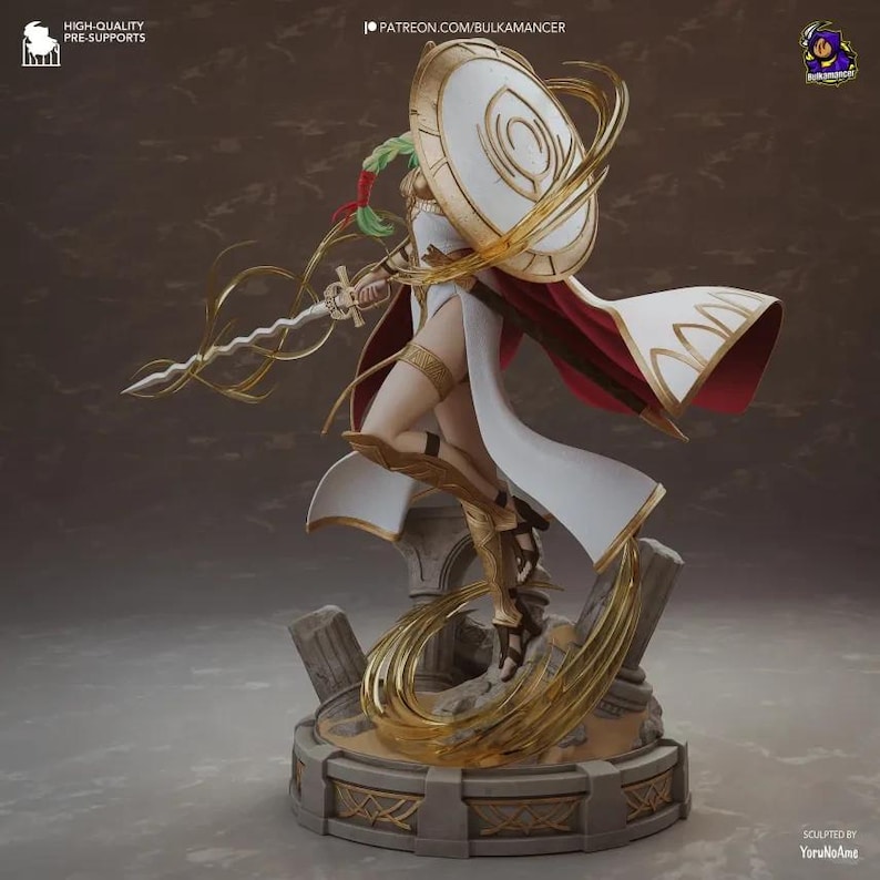 Saint Seiros Fire Emblem Resin Figure – 1/8 1/6 Scale 3D Printed Fan Art Statue | Collector Gift image 3