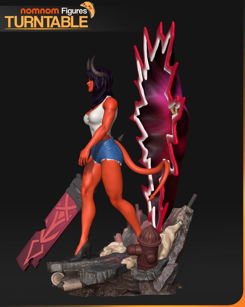 Malevola Dispatch Resin Figure – 1/8 1/6 Scale 3D Printed Fan Art Statue | Collector Gift image 5