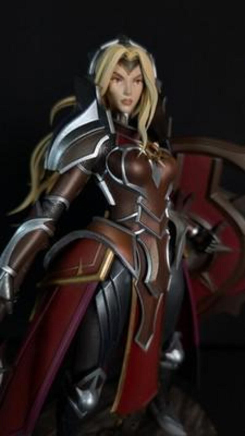 Leona League of Legends Resin Figure – 1/8 1/6 Scale Fan Art Statue | Collector Gift afbeelding 2