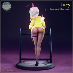 Figura de Lucy Heartfilia – Estatua de resina de Cyberpunk Edgerunners (escala 1/8, 1/6) / Regalo de coleccionista imagen 2