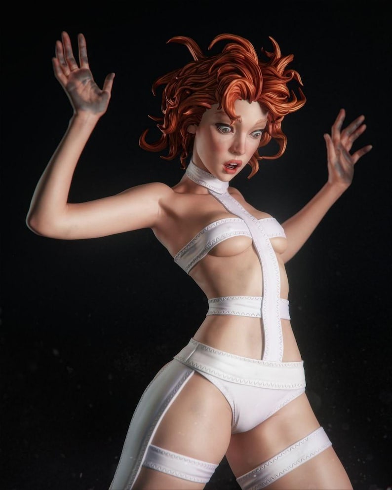 Leeloo Fifth Element Resin Figure – 1/8 1/6 Scale 3D Printed Fan Art Statue | Collector Gift image 2