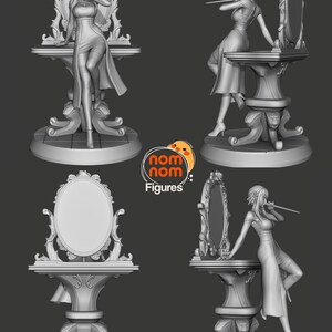 Yor Forger — Spy X Family | 1/8 1/6 Scale Resin Figure | Unpainted or Hand-Painted | 3D Printed Fan Art | Collector Gift image 4