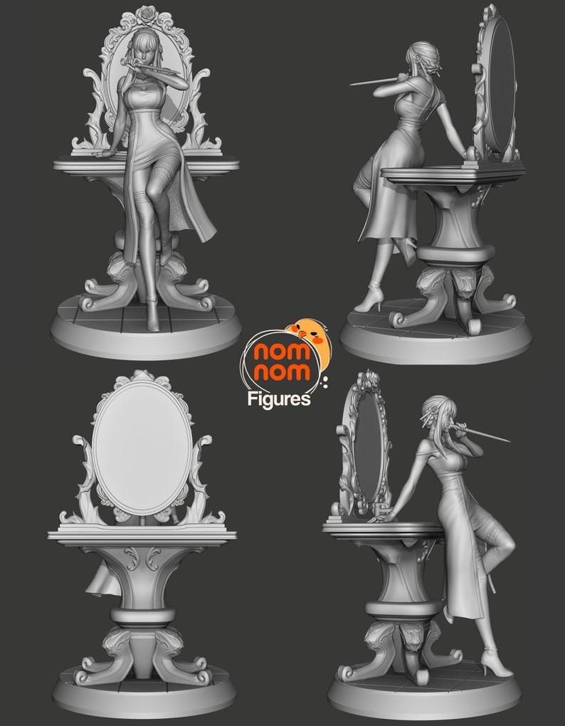 Yor Forger — Spy X Family | 1/8 1/6 Scale Resin Figure | Unpainted or Hand-Painted | 3D Printed Fan Art | Collector Gift image 4