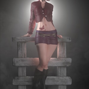 Silent Hill Maria | 1/8 1/6 Scale Resin Figure | Unpainted or Hand-Painted | 3D Printed Fan Art | Collector Gift