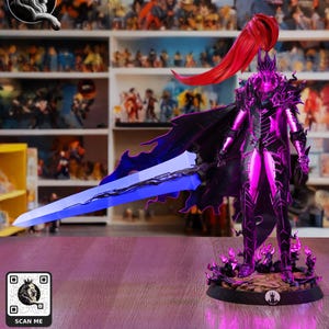Igris | 1/8 1/6 Scale Resin Figure | Unpainted or Hand-Painted | 3D Printed Fan Art | Collector Gift imagen 4