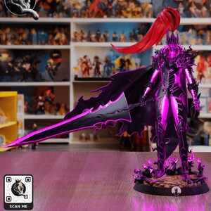 Igris Solo Leveling Resin Figure – Skala 1/8 1/6, drukowana w 3D figurka fanowska | Prezent dla kolekcjonera zdjęcie 5