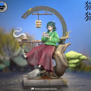 Maomao Apothecary Diaries Resin Figure – 1/8 1/6 Scale 3D Printed Fan Art Statue | Collector Gift image 3