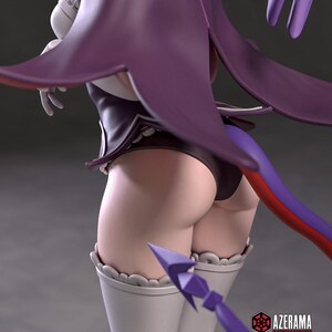 Re:Zero Rem Resin Figure – 1/8 1/6 Scale 3D Printed Fan Art Statue | Collector Gift image 6