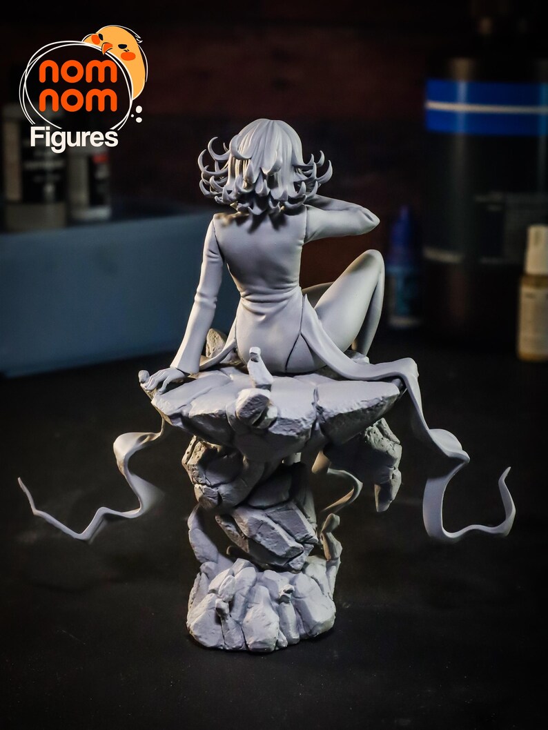 Atsu One-Punch Man Resin Figure – 1/8 1/6 Scale 3D Printed Fan Art Statue | Collector Gift image 4