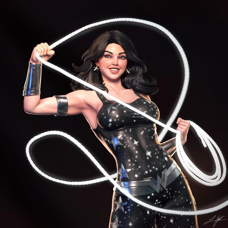 Donna Troy DC Comics Resin Figure – 1/8 1/6 Scale 3D Printed Fan Art Kit | Collector Gift image 8