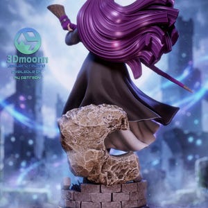 Fern — Frieren: Beyond Journey's End | 1/8 1/6 Scale Resin Figure | Unpainted or Hand-Painted | 3D Printed Fan Art | Collector Gift bild 3