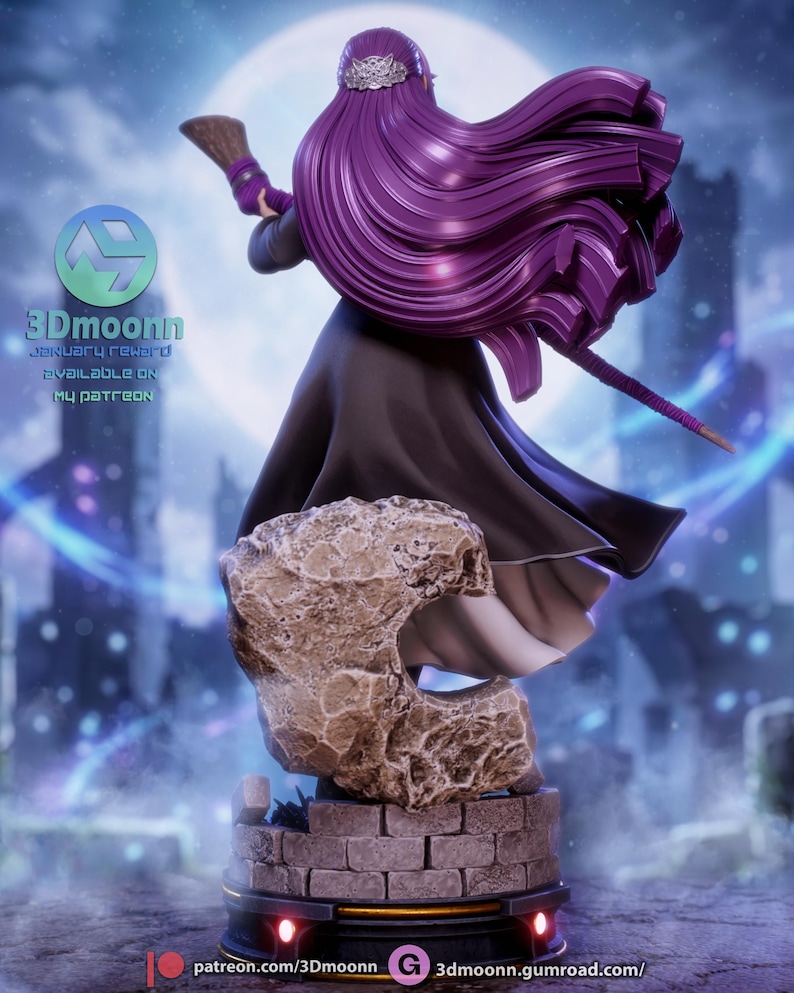 Fern — Frieren: Beyond Journey's End | 1/8 1/6 Scale Resin Figure | Unpainted or Hand-Painted | 3D Printed Fan Art | Collector Gift bild 3