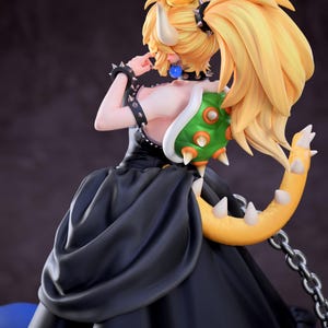 Bowsette — Super Mario | 1/8 1/6 Scale Resin Figure | Unpainted or Hand-Painted | 3D Printed Fan Art | Collector Gift image 7