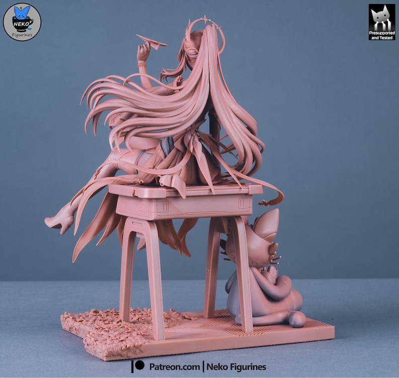 Aemeath — Wuthering Waves | 1/8 1/6 Scale Resin Figure | 3D Printed Fan Art | Unpainted Garage Kit | Collector Gift afbeelding 8
