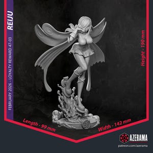 Vinsmoke Reiju One Piece Resin Figure – 1/8 1/6 Scale 3D Printed Fan Art Statue | Collector Gift image 3