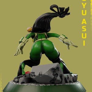 Froppy | 1/8 1/6 Scale Resin Figure | Unpainted or Hand-Painted | 3D Printed Fan Art | Collector Gift image 3