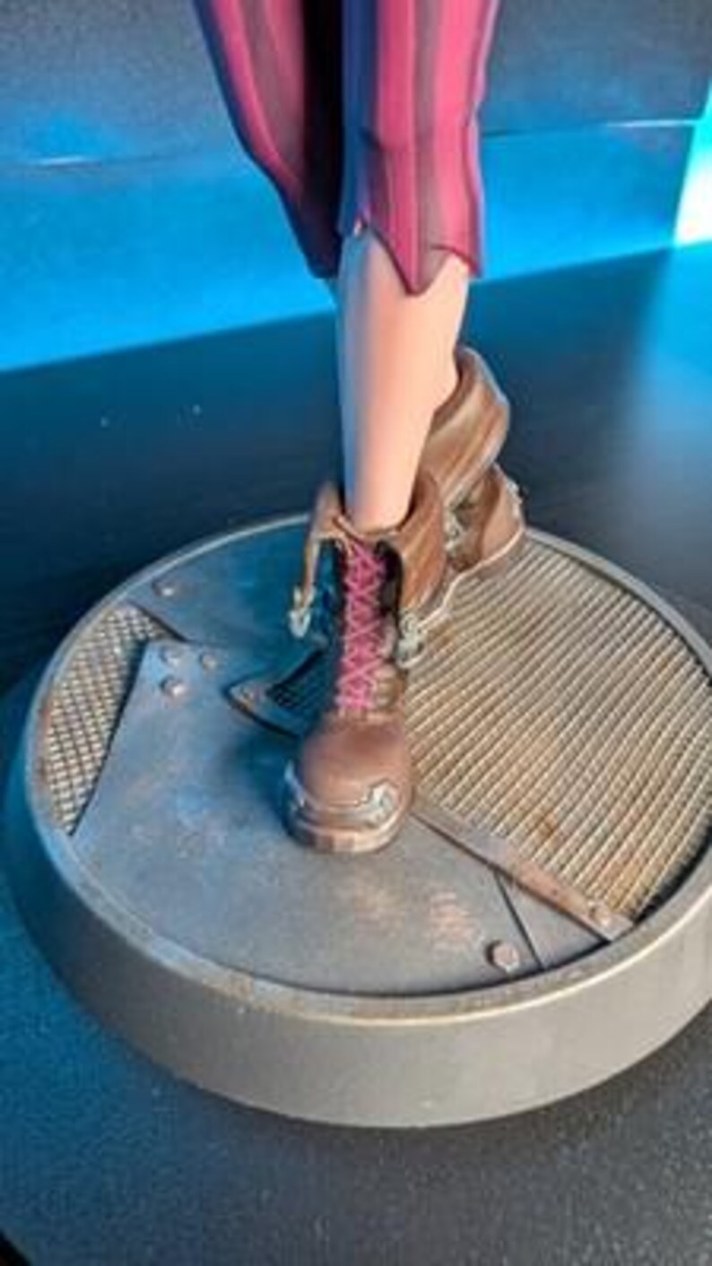 Jinx — League of Legends / Arcane | 1/8 1/6 Scale Resin Figure | 3D Printed Fan Art | Unpainted Garage Kit | Collector Statue Collector Gift image 4