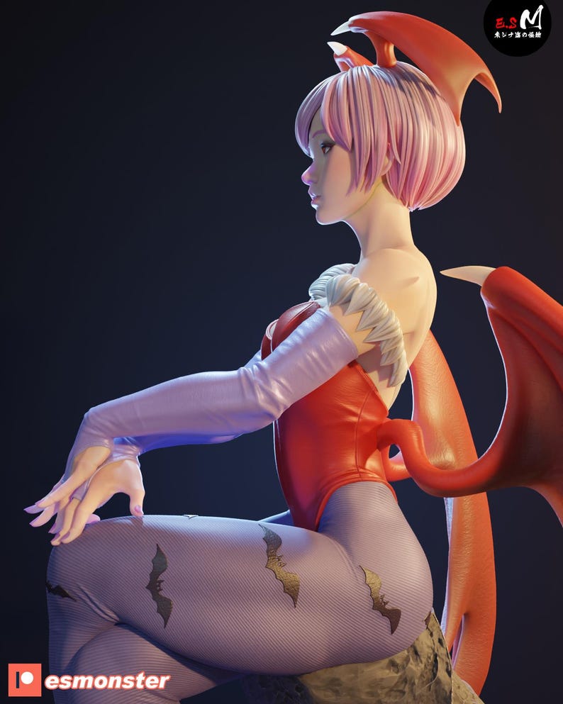 Lilith Borderlands Resin Figure – 1/8 1/6 Scale 3D Printed Fan Art Statue | Collector Gift image 6