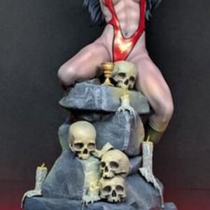 Vampirella 1/8 1/6 Scale Resin Figure – 3D Printed Fan Art Garage Kit | Collector Gift image 2
