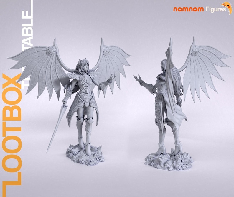 Rose Legend of Dragoon Resin Figure – 1/8 1/6 Scale 3D Printed Fan Art Statue | Collector Gift immagine 3