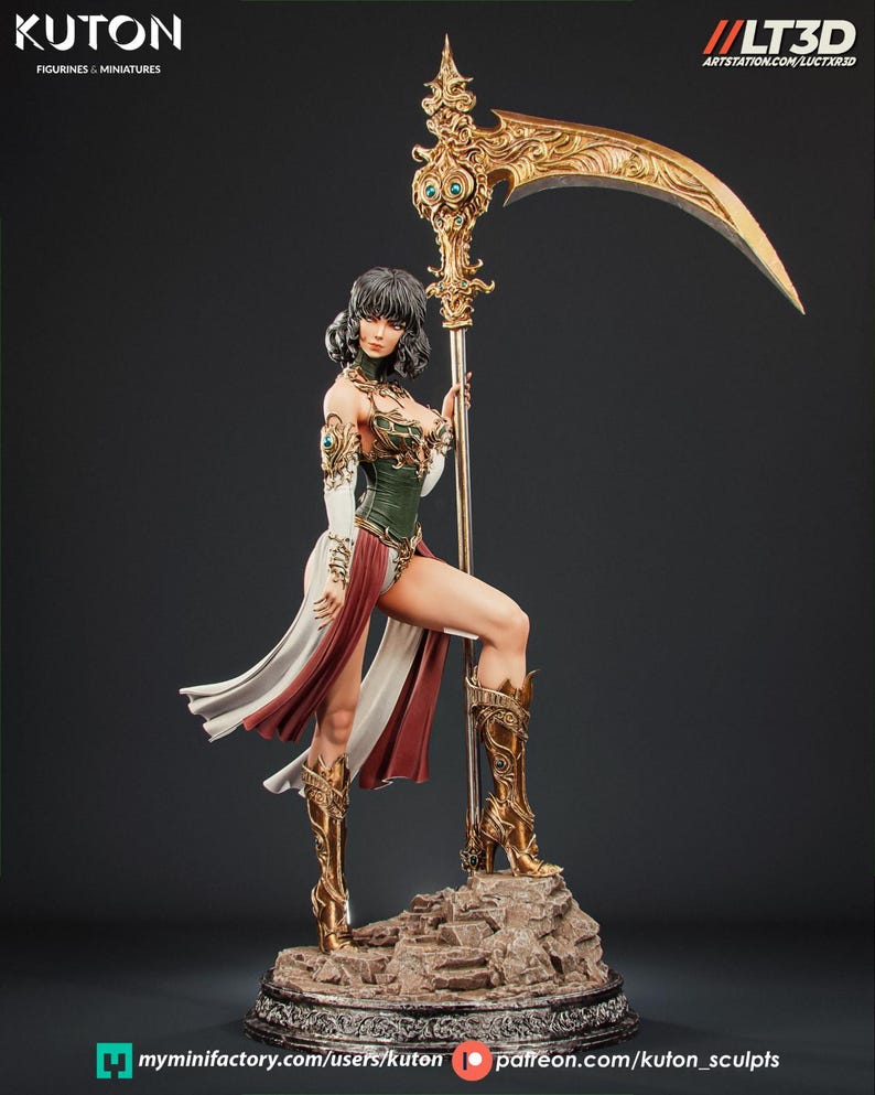 Luneth — FF III | 1/8 1/6 Scale Resin Figure | Unpainted or Hand-Painted | 3D Printed Fan Art | Collector Gift image 1