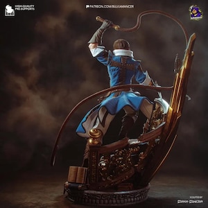 Richter Belmont — Castlevania | 1/8 bis 1/6 Harz Figur | Unbemalt oder Handbemalt | 3D gedruckte Fan Art | Sammler Geschenk Bild 6