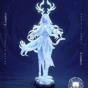 Lauma Deer Form — Genshin Impact | 1/8 1/6 Scale Resin Figure | Unpainted or Hand-Painted | 3D Printed Fan Art | Collector Gift image 8