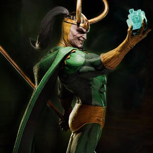 Loki — Marvel Comics | 1/8 1/6 Scale Resin Figure | 3D Printed Fan Art | Unpainted Garage Kit | Collector Statue | Collector Gift bild 1