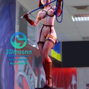 Luan Mendes Whip | 1/8 1/6 Scale Resin Figure | Unpainted or Hand-Painted | 3D Printed Fan Art | Collector Gift image 4