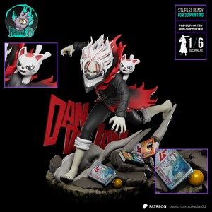 Okarun — Dandadan | 1/8 bis 1/6 Harz Figur | Unbemalt oder Handbemalt | 3D gedruckte Fan Art | Sammler Geschenk Bild 2