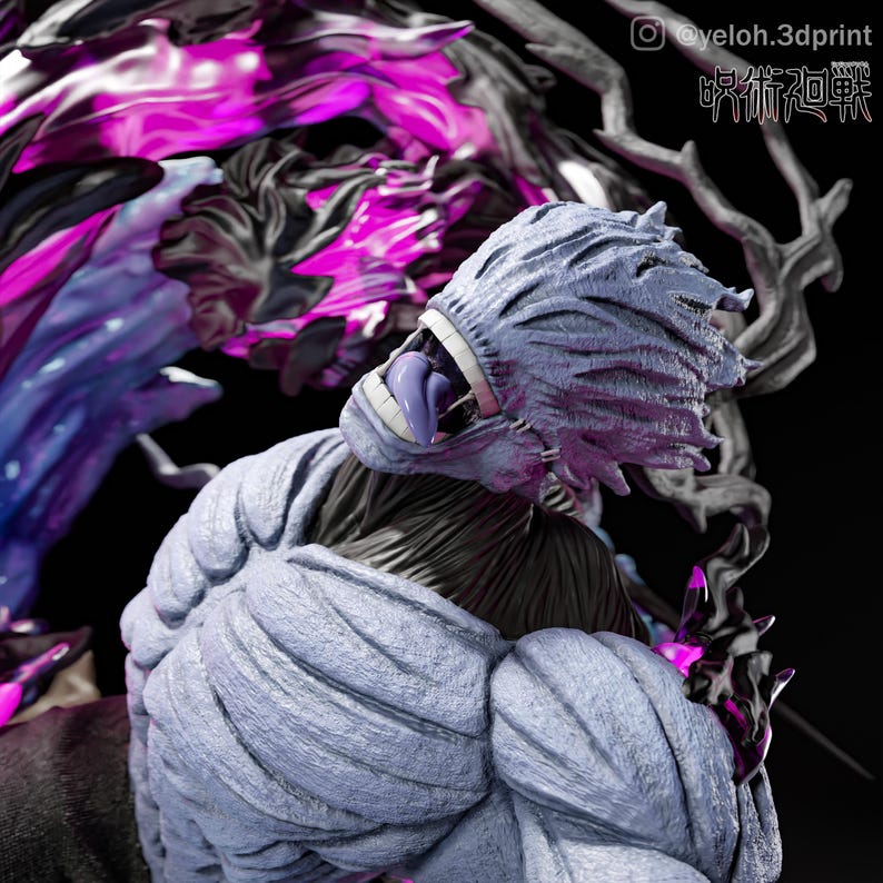 Mahito Jujutsu Kaisen Resin Figure – 1/8 1/6 Scale 3D Printed Fan Art Statue | Collector Gift 画像 2