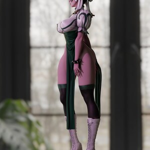 Chun-Li Street Fighter Resin Figure – 1/8 1/6 Scale 3D Printed Fan Art Statue | Collector Gift image 5