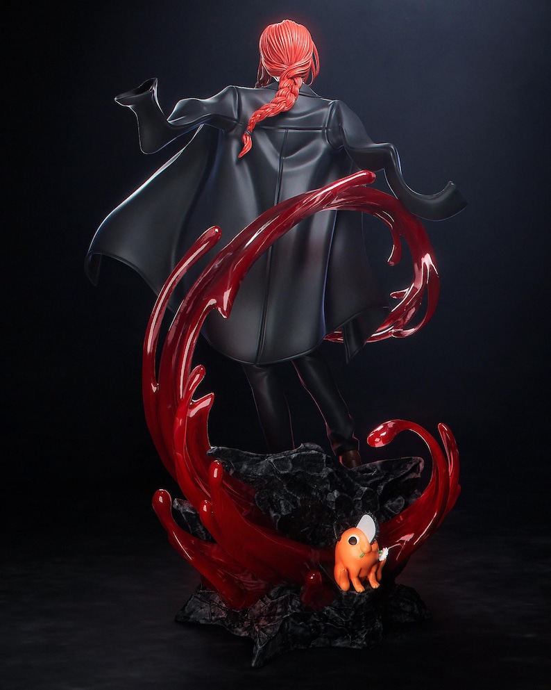 Makima Chainsaw Man Resin Figure – 1/8 1/6 Scale 3D Printed Fan Art Statue | Collector Gift image 5