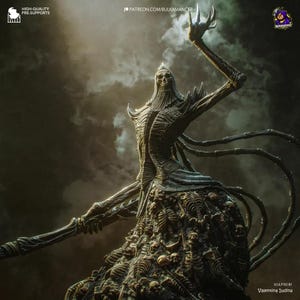 Figura de resina de Nashandra de Dark Souls (Arte de Fan) – Estatua impresa en 3D a escala 1/8 y 1/6 / Regalo de coleccionista imagen 1