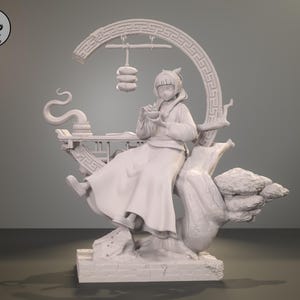 Maomao Apothecary Diaries Resin Figure – 1/8 1/6 Scale 3D Printed Fan Art Statue | Collector Gift image 5