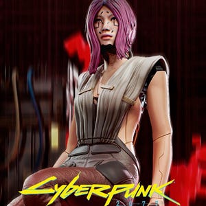 Songbird Cyberpunk | 1/8 1/6 Scale Resin Figure | Unpainted or Hand-Painted | 3D Printed Fan Art | Collector Gift image 4