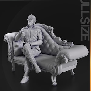 Figura de resina de Astarion de Baldur's Gate – Escala 1/8 1/6 Estatua de fan art impresa en 3D / Regalo de coleccionista imagen 5