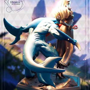 Cynthia — Pokemon | 1/8 1/6 Scale Resin Figure | 3D Printed Fan Art | Unpainted Garage Kit image 6