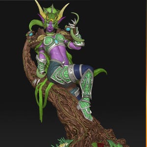 Ysera World of Warcraft Resin Figur - 3D Gedruckte Fan Art Statue 1/8 1/6 | Sammler Geschenk Bild 1