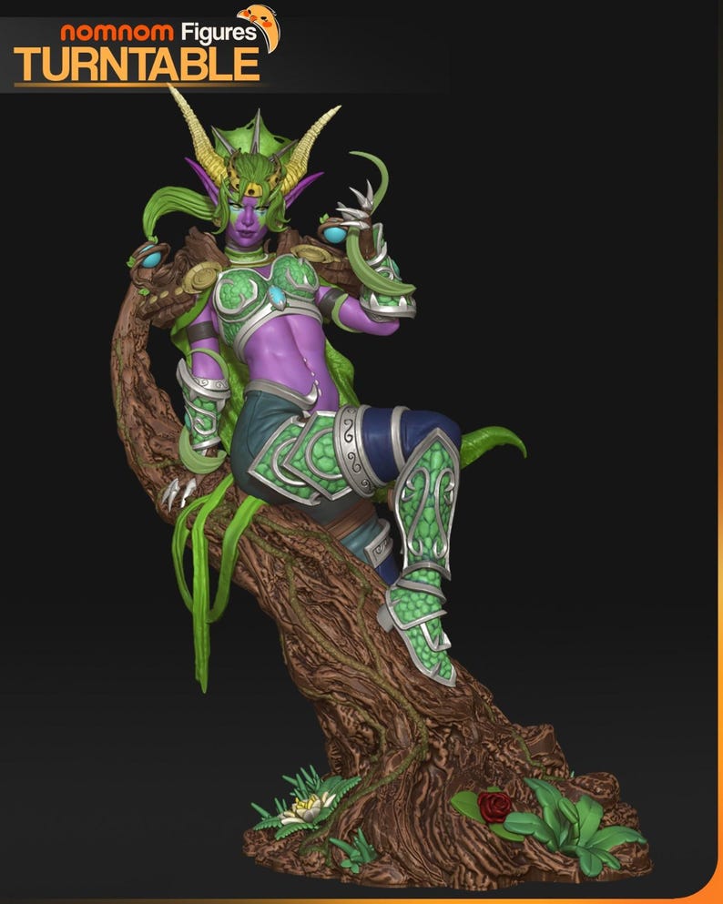 Ysera World of Warcraft Resin Figur - 3D Gedruckte Fan Art Statue 1/8 1/6 | Sammler Geschenk Bild 1