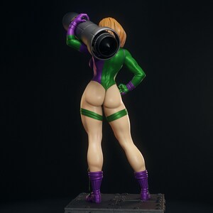 Caitlin Fairchild — DC Comics | 1/8 1/6 Scale Resin Figure | Unpainted or Hand-Painted | 3D Printed Fan Art | Collector Gift image 4