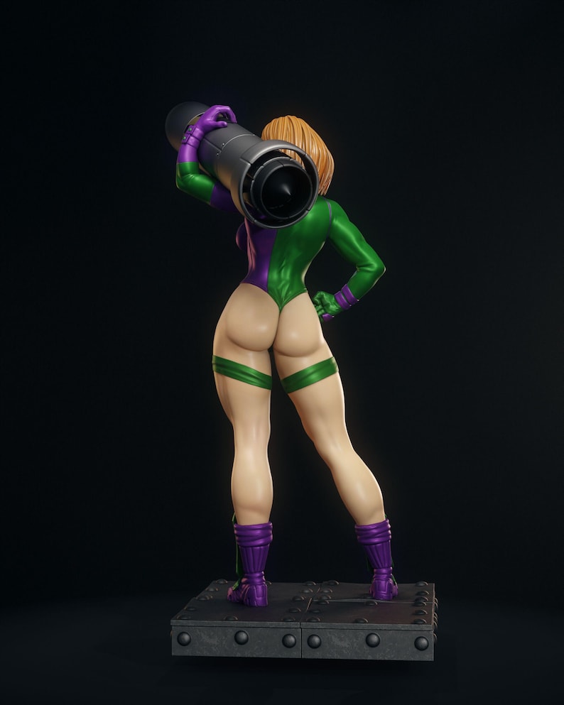 Caitlin Fairchild — DC Comics | 1/8 1/6 Scale Resin Figure | Unpainted or Hand-Painted | 3D Printed Fan Art | Collector Gift image 4