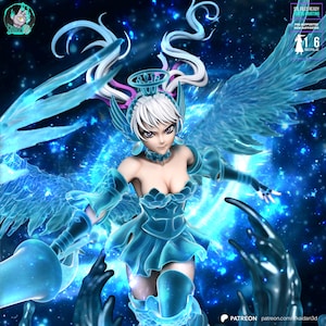 Noelle Silva Black Clover Resinfigur – Skala 1/6 3D-tryckt fankonststaty | Samlargåva bild 1