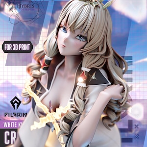 Nikke Goddess Of Victory Crown | 1/8 1/6 Scale Resin Figure | Unpainted or Hand-Painted | 3D Printed Fan Art | Collector Gift image 1